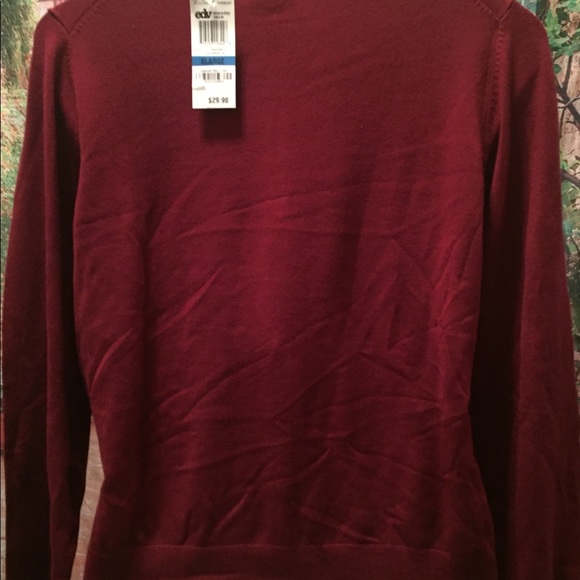 NWT BURGANDY CARDIGAN - Picture 3 of 3
